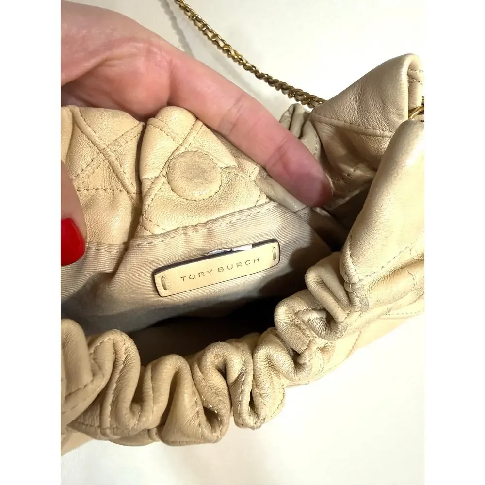 Tory Burch Fleming drawstring bucket Mini bag